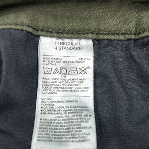 OLD NAVY Rockstar mid-rise jeans in olive green - Picture 4 of 4